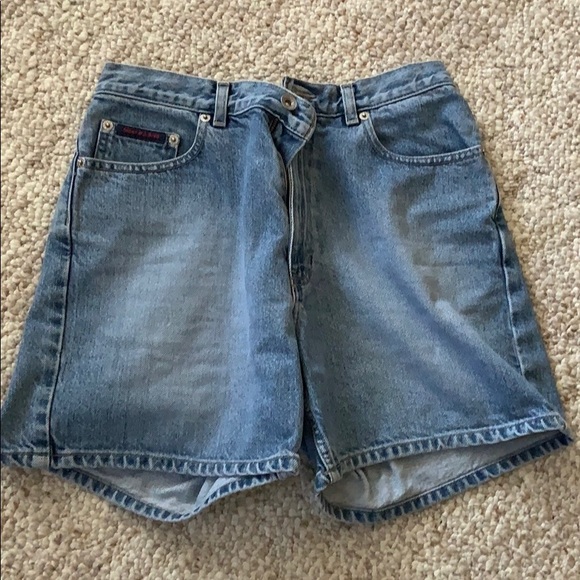 dkny denim shorts
